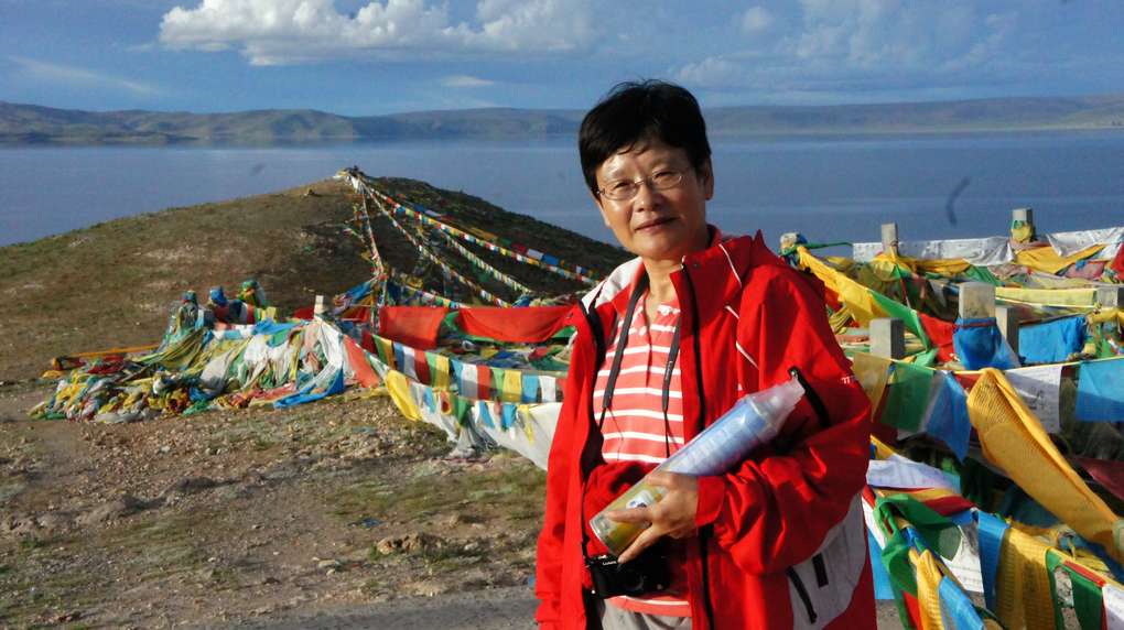 纳木错等落日 摄影 天地悠悠