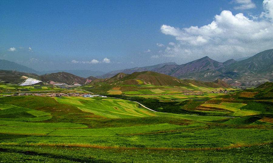 青藏高原 摄影 流云青山