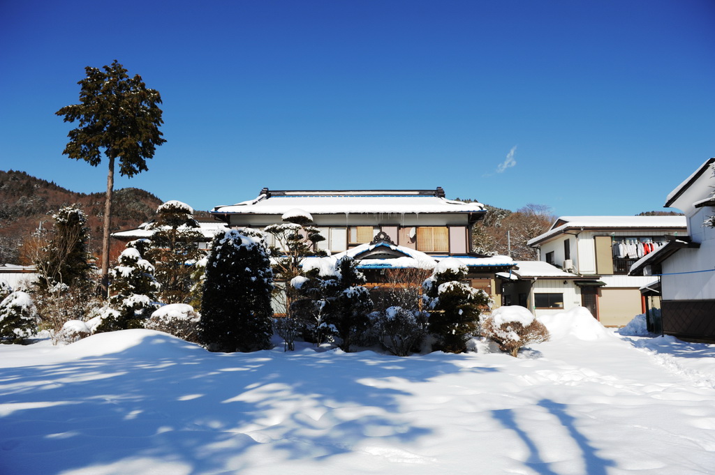 雪色村庄 摄影 启明星空