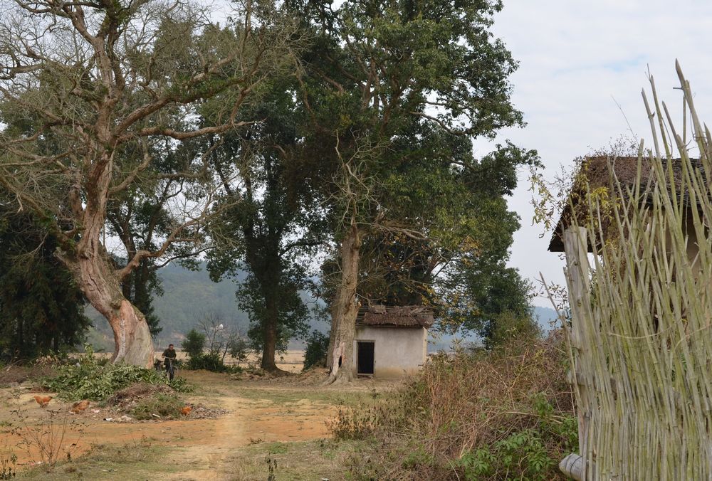 田园 摄影 远山湖泊