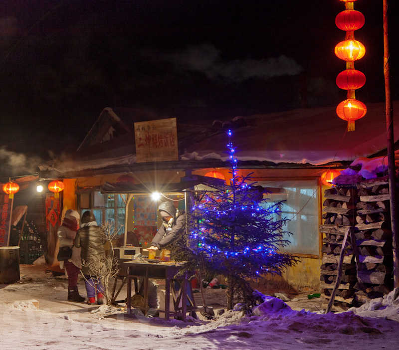 雪谷夜景 摄影 糖果sweety