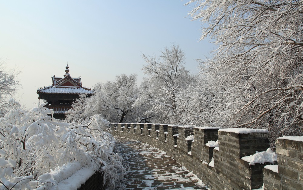 昭陵雪霁--17 摄影 石泉山人