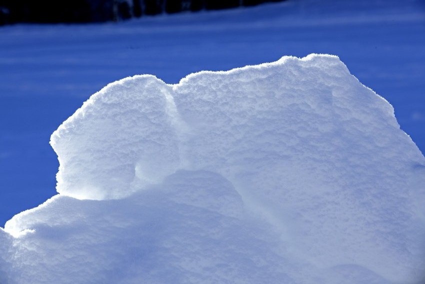 晶莹剔透的雪 摄影 感光度