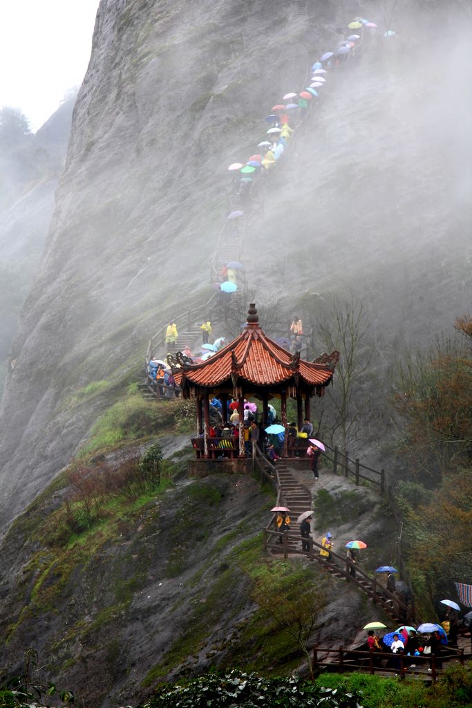 雨雾丹山 摄影 郑大山人