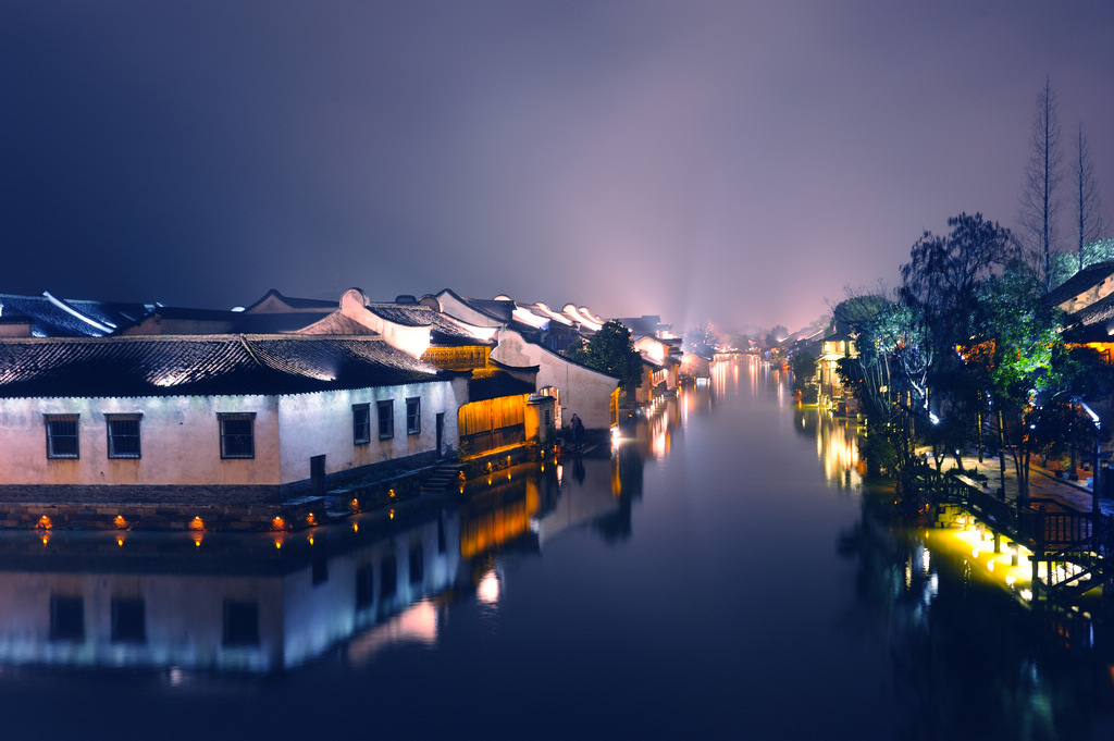 乌镇西栅夜景 摄影 乖小开