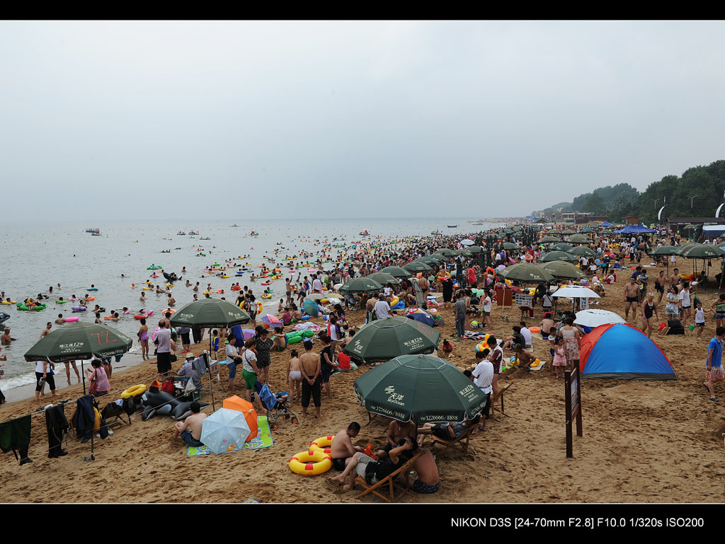 戴河行之三  渤海湾里游一回1（点击欣赏） 摄影 云海松涛