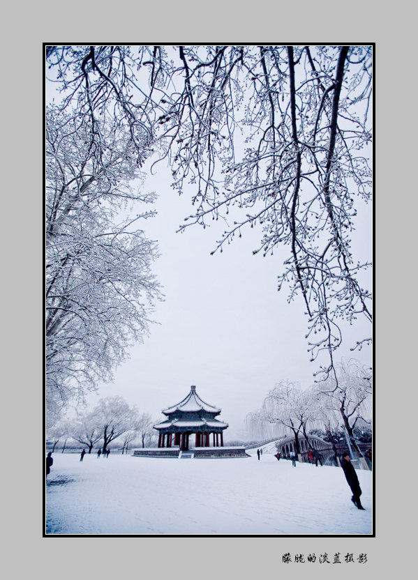 颐和园雪景~ 摄影 朦胧的淡蓝