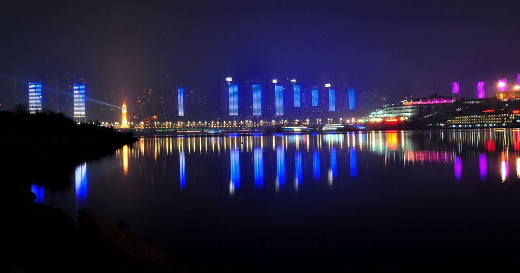 重庆夜景 摄影 土狼行