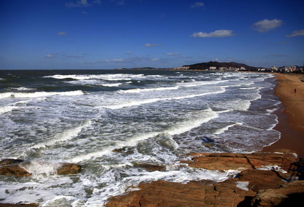 海浪听涛 摄影 杨老根