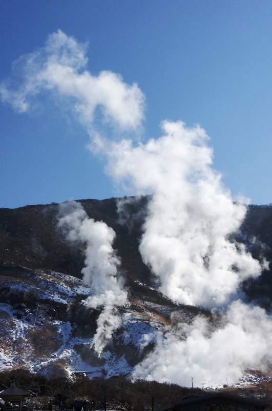 日本游-5.地热 摄影 赶闹忙