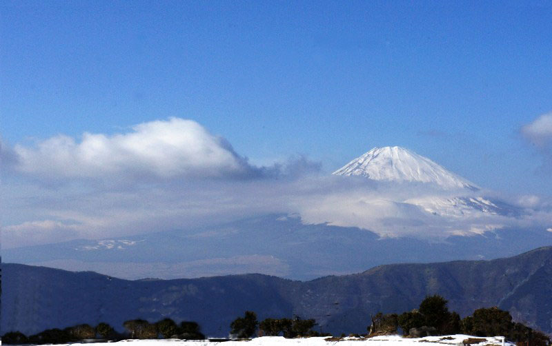 日本游-7.遥望富士山 摄影 赶闹忙