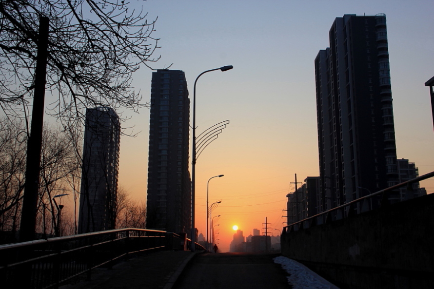 城市的早晨 摄影 大沟知青