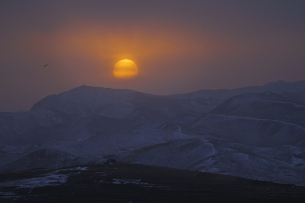 山那边的夕阳 摄影 bjplcn