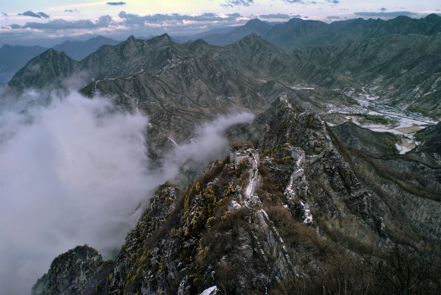 江山如画 摄影 沉积岩