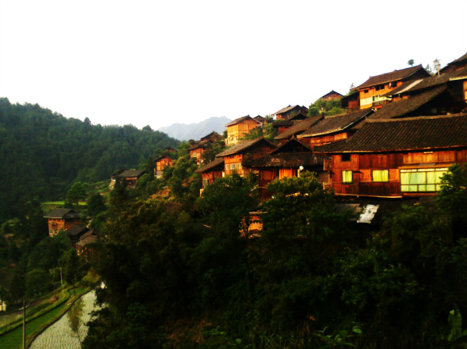 我的家乡雷山郎当村 摄影 汤来贺