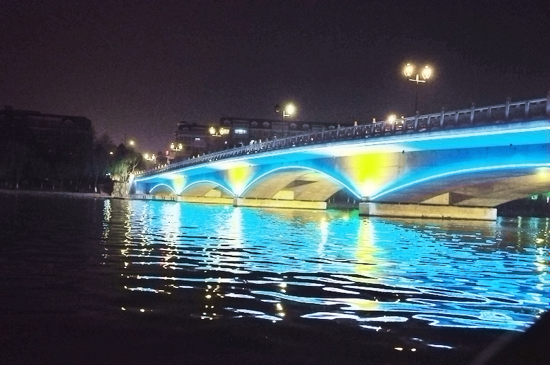 《南通濠河夜景》 摄影 日行千里