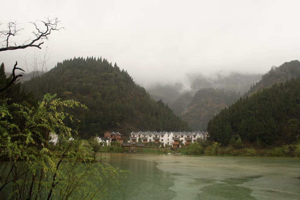 婺源雨中小景 摄影 房摞房