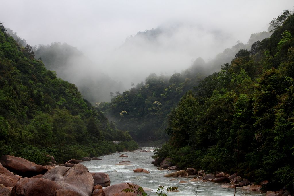 山谷 摄影 郑大山人