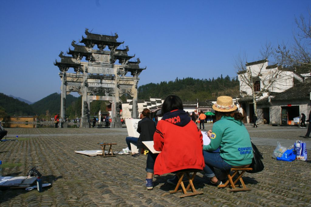 西递写生 摄影 房摞房