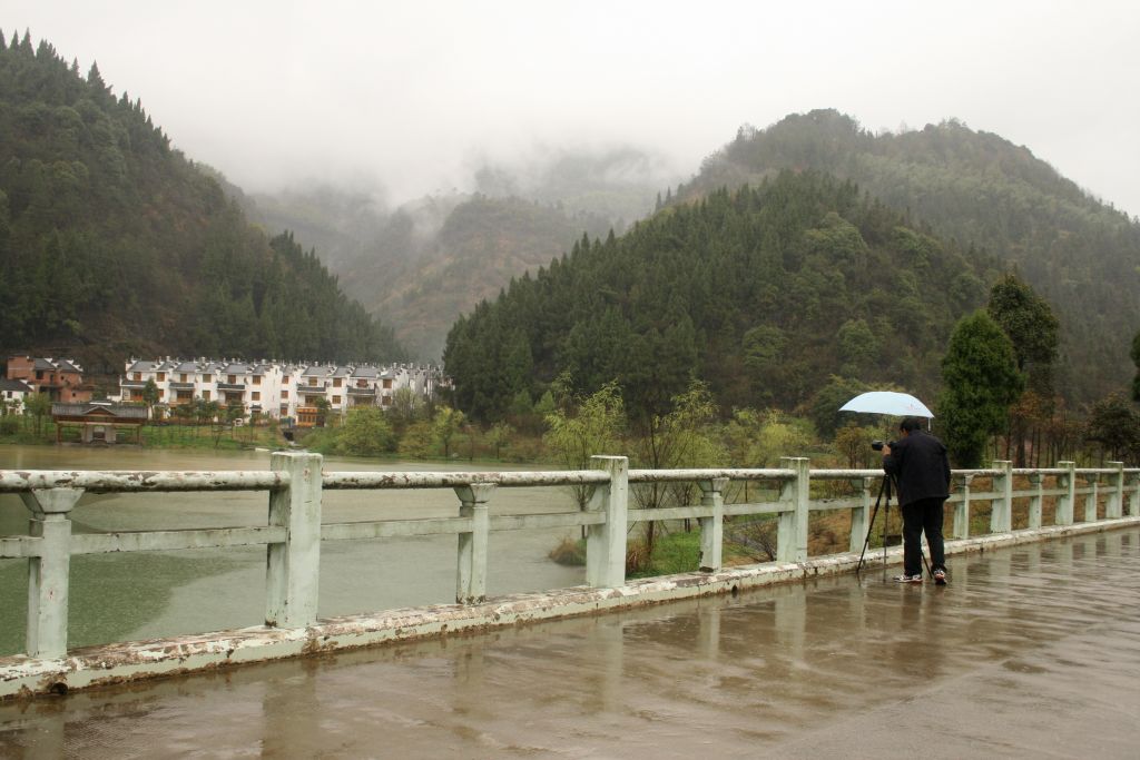 风光---雨中摄 摄影 房摞房