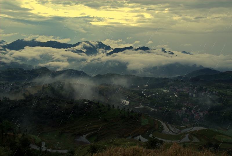 雨后茗岙 摄影 靠山屯