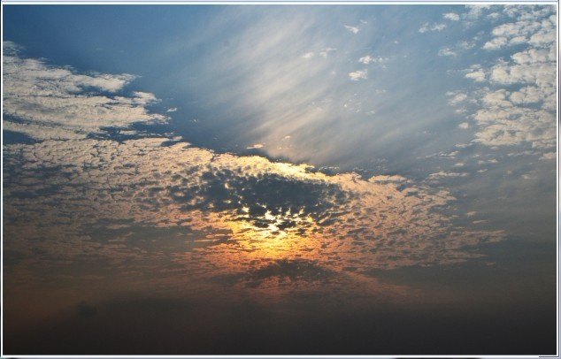 傍晚的天空 摄影 李海旺