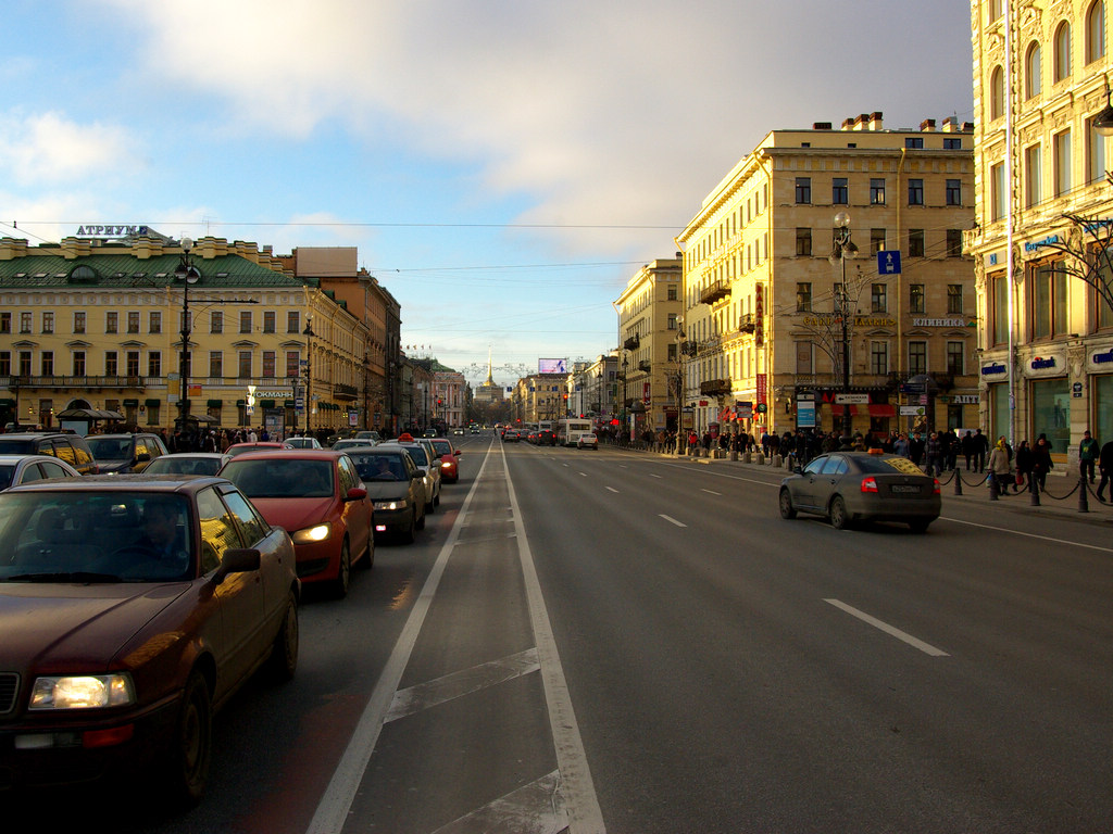 圣彼得堡街景之二—涅瓦大街 摄影 西部客