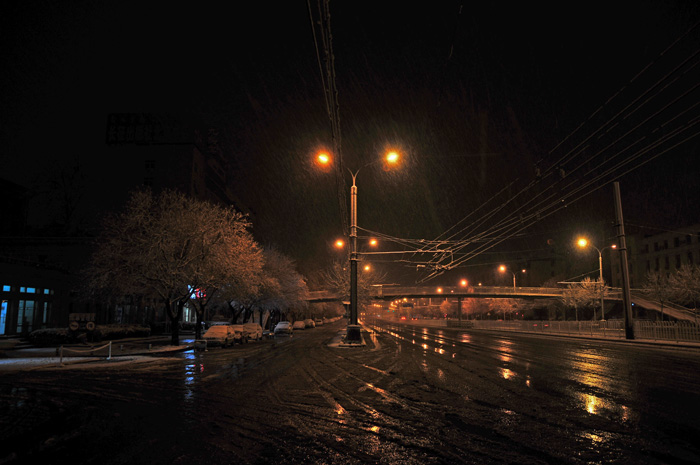 雪夜 摄影 北京杰克