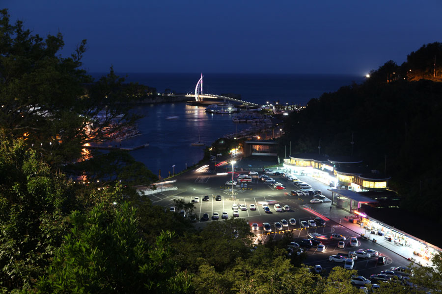 韩国济州岛港湾夜景 摄影 老路人