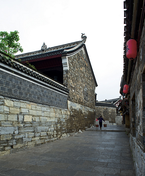 古镇早晨 摄影 石头山李