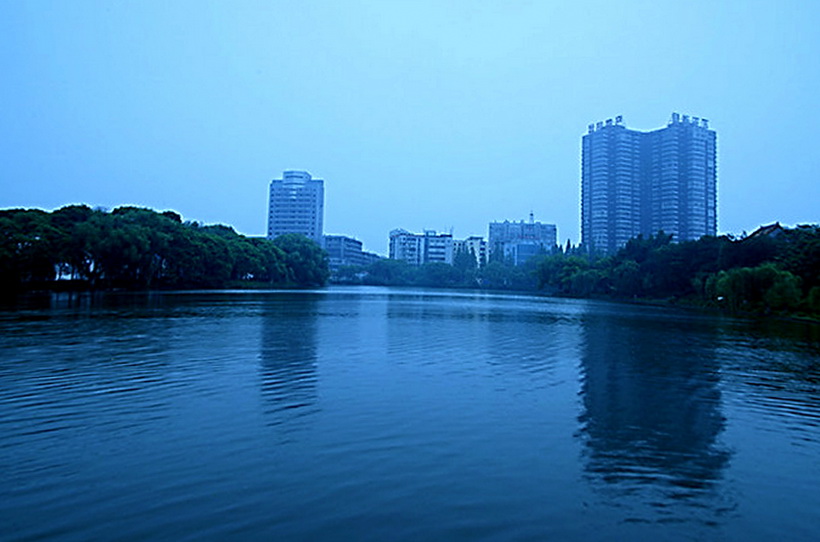 烟雨江津湖 摄影 勤劳农夫