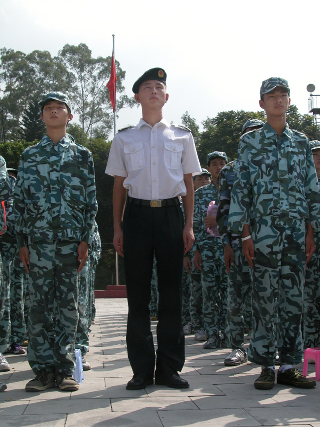 学生军训 摄影 路明