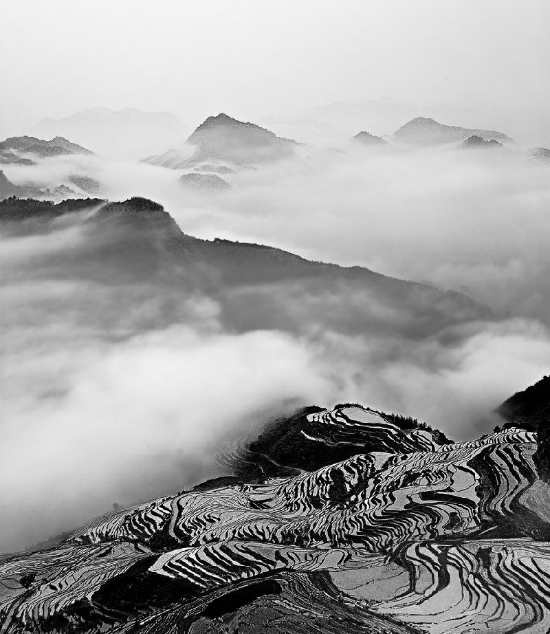 念山梯田 摄影 闲暇