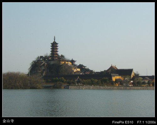 金山寺 摄影 岸边柳