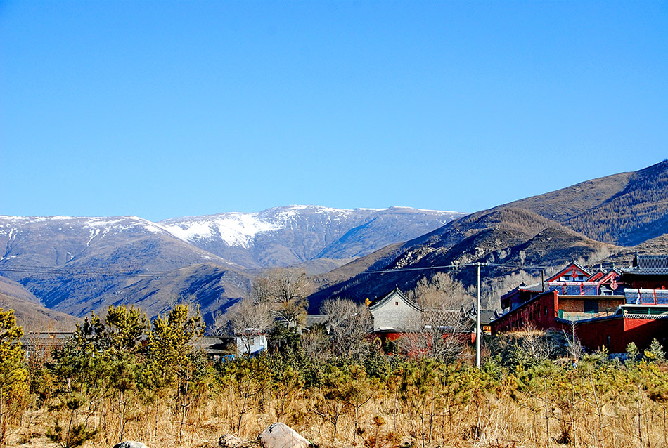 五台山雪峰 摄影 译书人