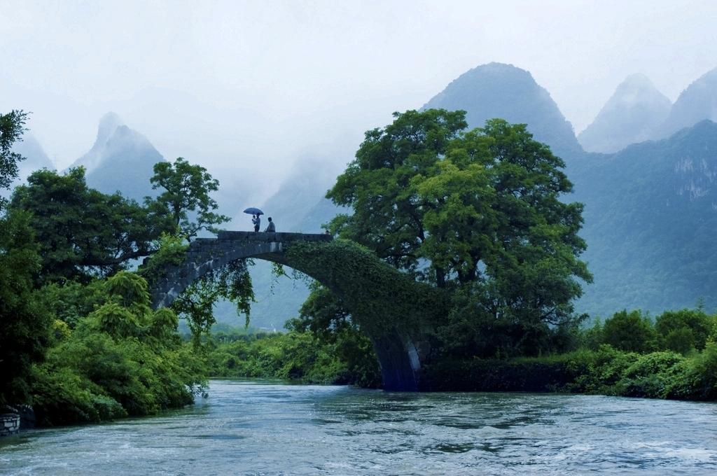 烟雨古桥 摄影 感动自己