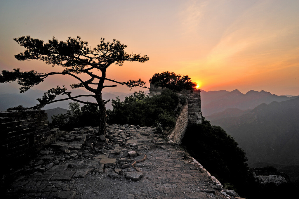 箭扣夕阳 摄影 侏罗纪