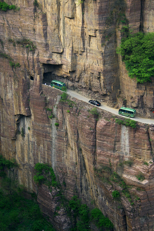 绝壁行车 摄影 游天地