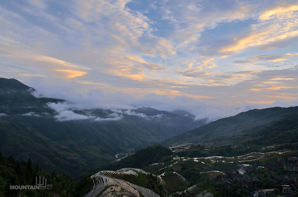 龙脊晚霞 摄影 山山溪流