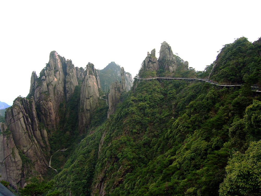 高山栈道 摄影 大鹏鹰