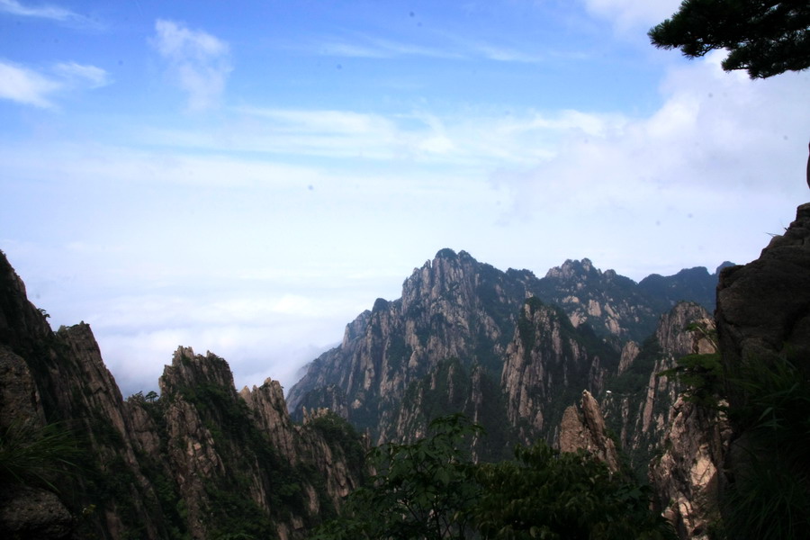 黄山印象（11）天空与大山 摄影 沧海一粟548