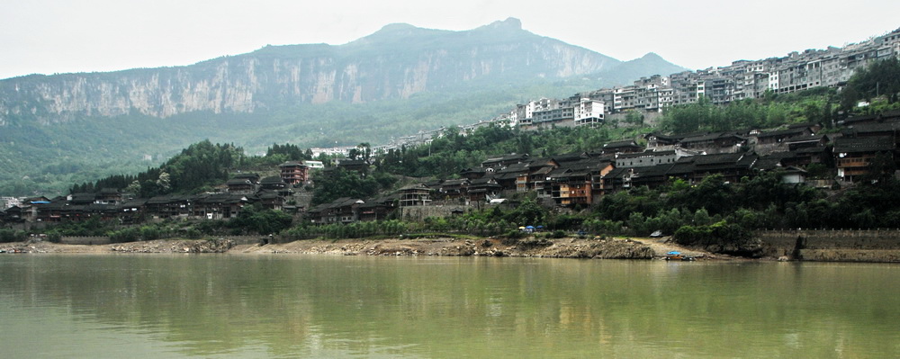 龚滩古镇（3）— 古镇全景 摄影 花开我先知