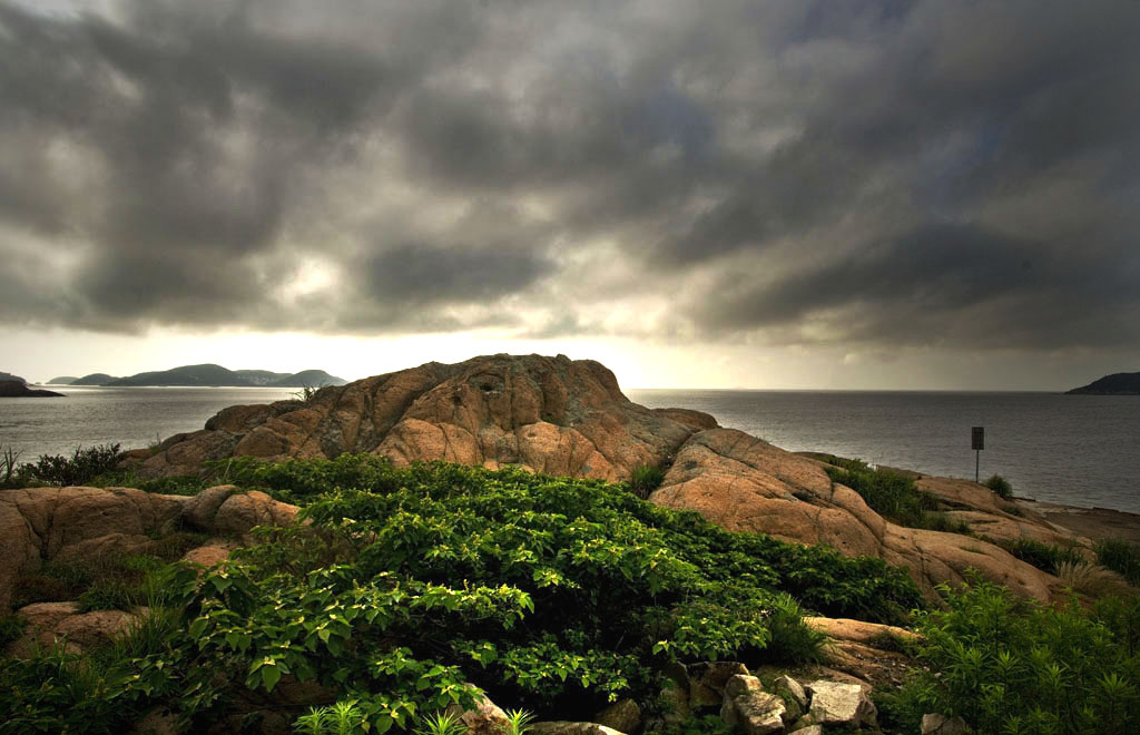 海边的雨前 摄影 海山掠影