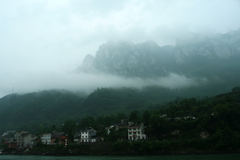 雨的三峡 摄影 浪公