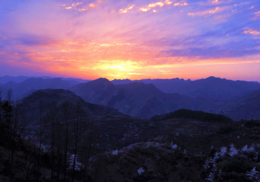 山峦迭嶂夕照輝 摄影 高原摄魂