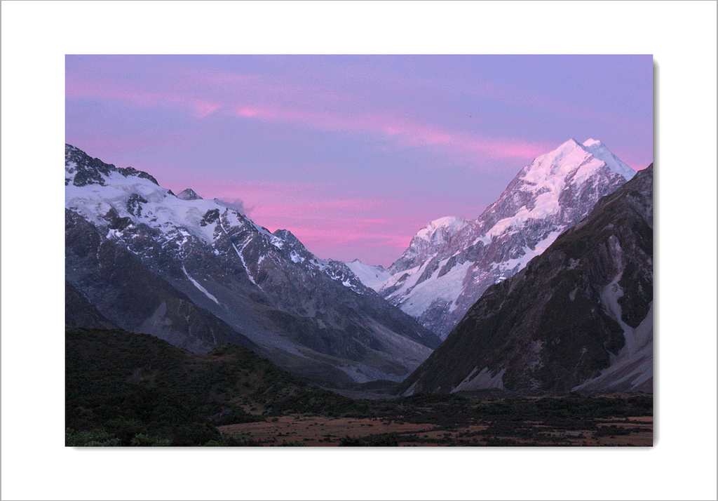 夕阳下的库克山 摄影 花间梦事