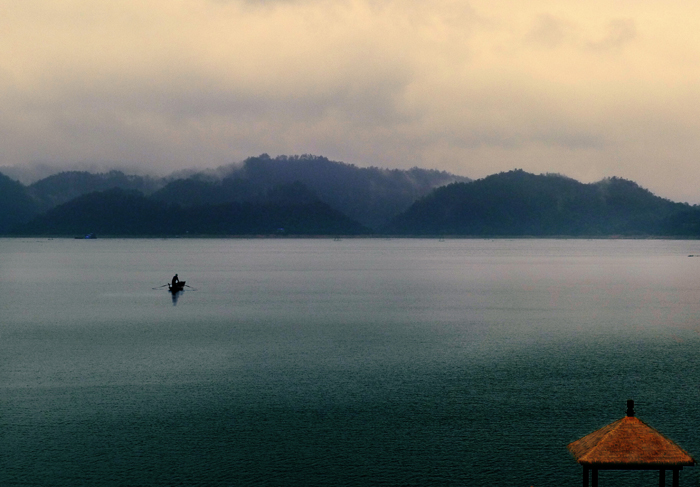 静湖烟雨 摄影 沧海1号