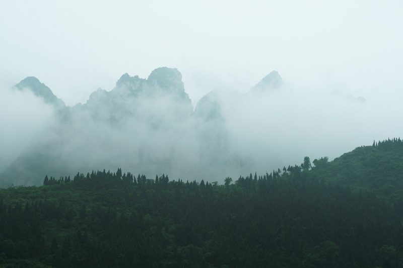 雨的三峡 摄影 浪公