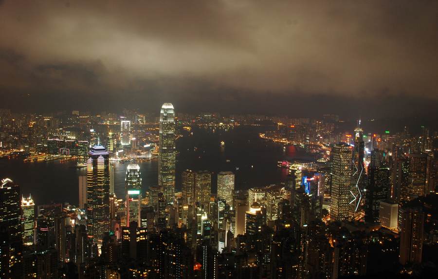 香港夜景（1） 摄影 丝雨悠扬