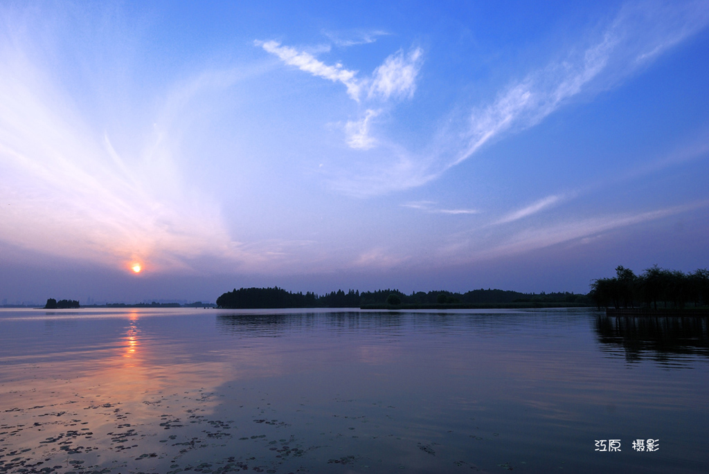 夕阳 摄影 江原